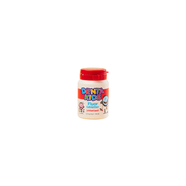 Denta Kids Fluoride Tablets Mix (strawberry flavor) 150 tabs