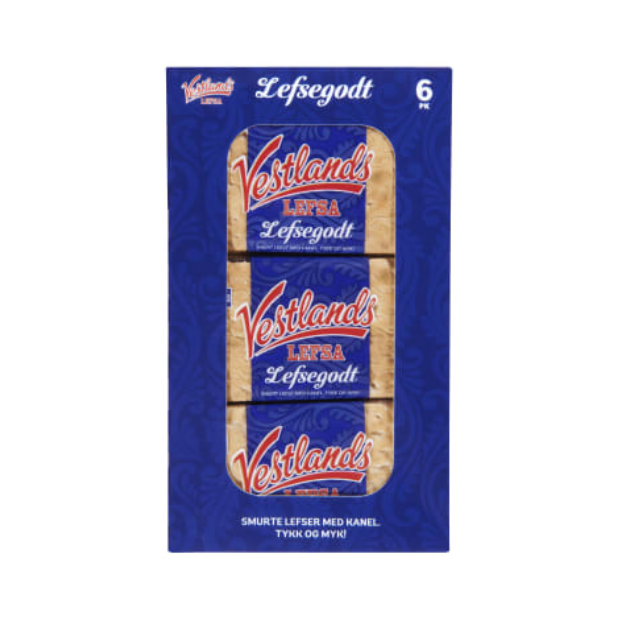 Vestlandslefsa with Cinnamon Single Pack (m/Kanel Singelpk) 345g | Lefser | All season, Snacks | Vestlandslefsa
