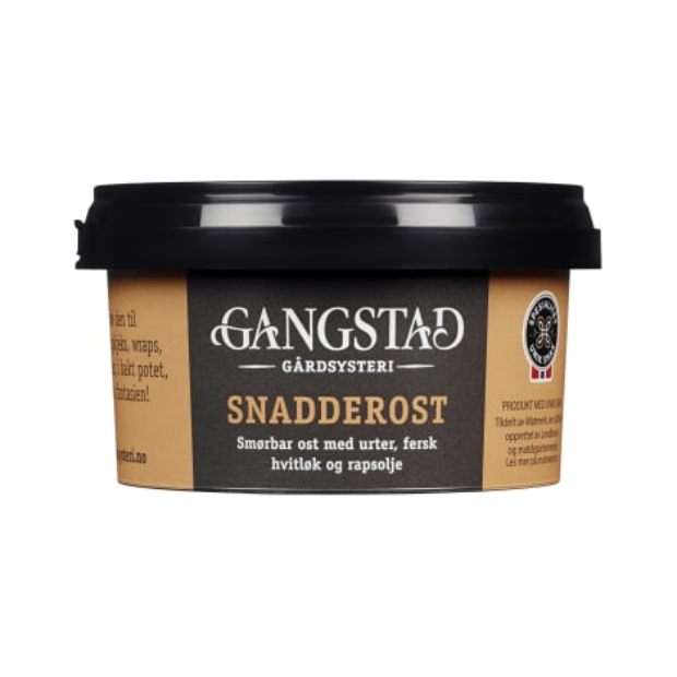 Snadderost(Tasty Cheese) 170g Gangstad | Spread Cheese | All season, Party, Snacks | Gangstad