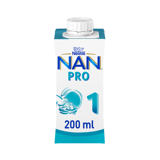 Nan Pro 1 Ready to Drink from 0m 200ml Nestle | Breast Milk Substitute | Baby Food | NAN