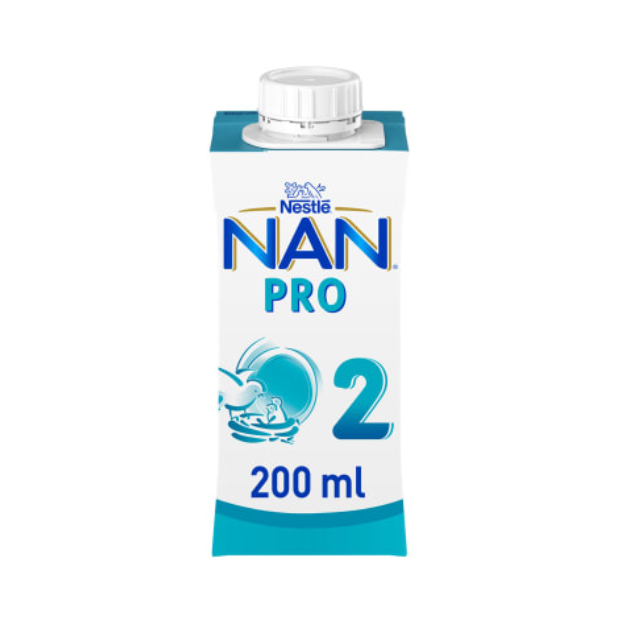 Nan Pro 2 Ready to Drink from 6 months 200ml Nestle | Breast Milk Substitute | Baby Food | NAN