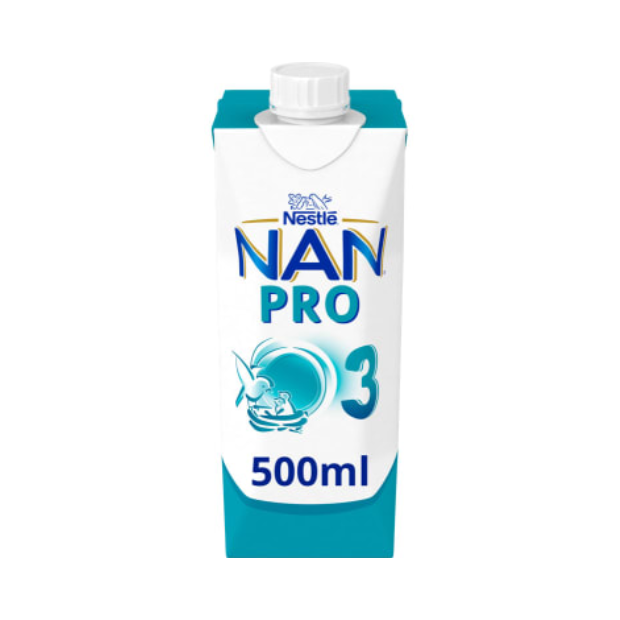 Nan Pro 3 from 12 months Ready to Drink 500ml Nestle | Breast Milk Substitute | Baby Food | NAN