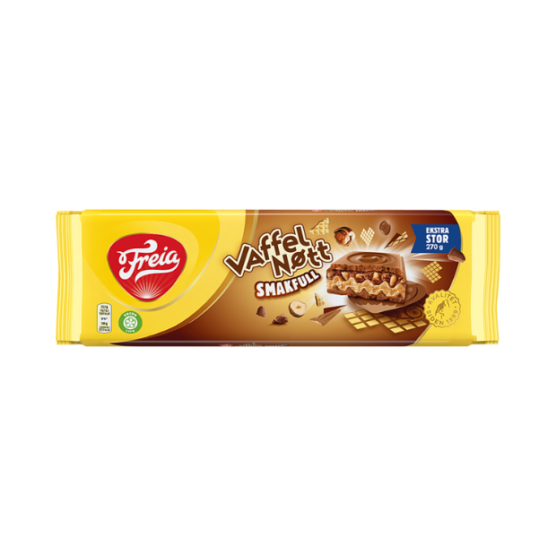 Freia Tasty Wafer Nut 270g (Freia Smakfull Vaffelnøtt) | Chocolate | All season, chocolate, Party, Snacks | Freia