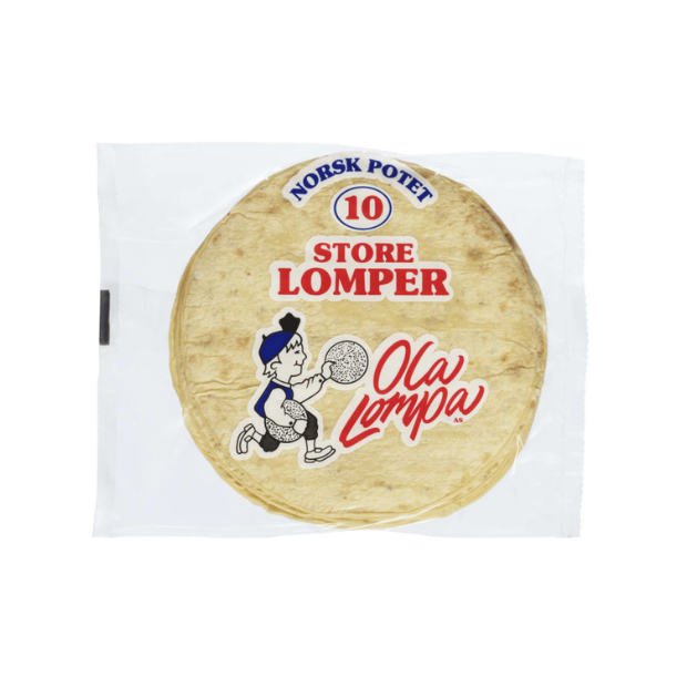 Large (Store)Lomper 10 pcs 280g Ola-Lompa | Lompe | 17th May decor | Ola-Lompa