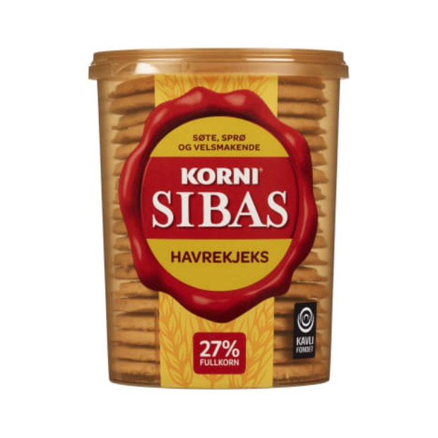 Sibas Oat Biscuits (Havrekjeks) 290g Kavli | Biscuits | Snacks | Kavli