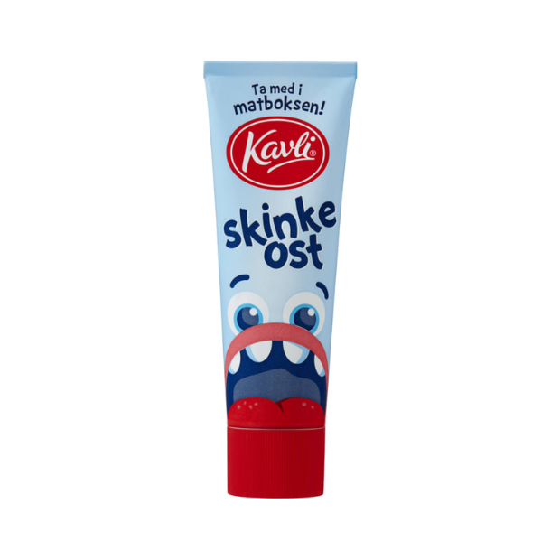 Ham Cheese in the Lunchbox 60g Tube Kavli (Skinkeost i Matboksen) | Cheese Spreads | Cheese spread, Snacks | Kavli
