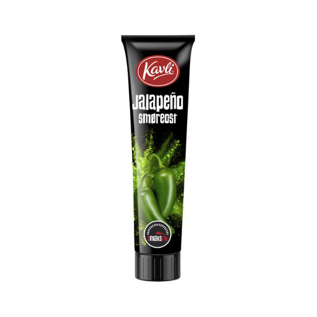 Jalapeno Cheese 175g Tube Kavli (Jalapeno Ost) | Cheese Spreads | Snacks | Kavli