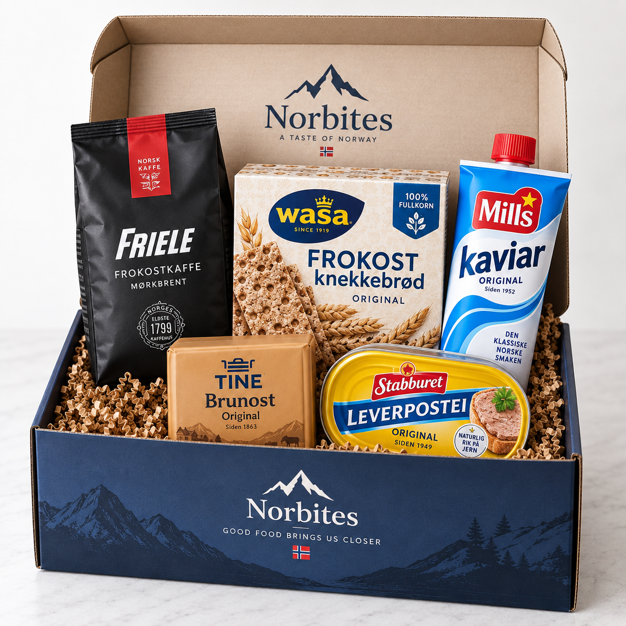 Norwegian Breakfast Starter Kit gift presentation