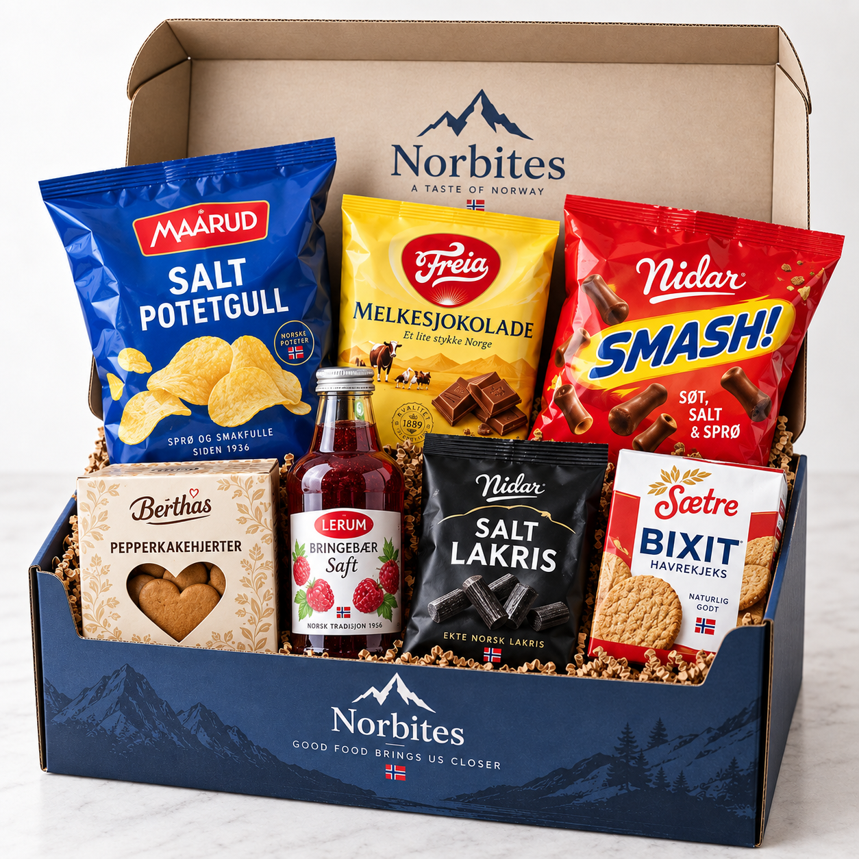 Norwegian Snack Night gift presentation
