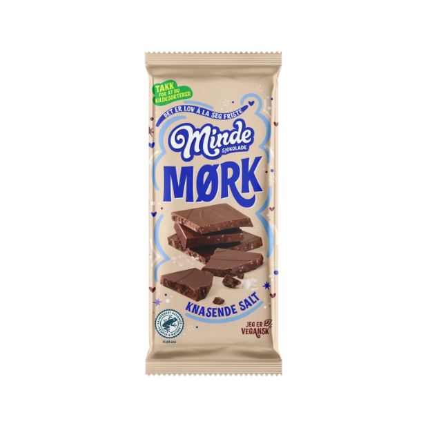 Dark Chocolate with Salt 80g Minde