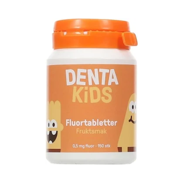 Denta Kids Fluoride Tablets Mix 150 Tabs – Strawberry Flavor