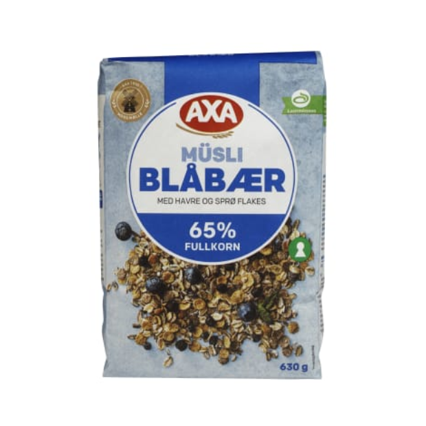 Blueberry Muesli - Musli Blåbær 630g Axa