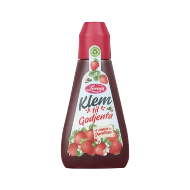 Strawberry Jam "Klem" - Jordbærsyltetøy Klem 410g Lerum