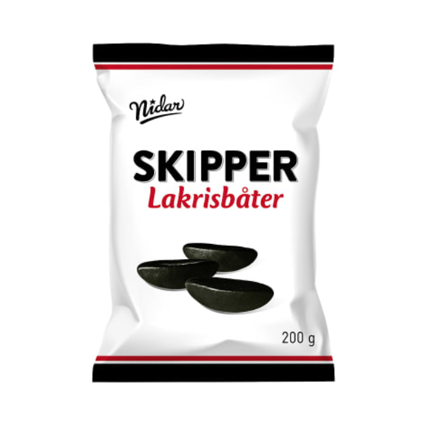 Licorice Boats - Lakrisbåter 200g Skipper