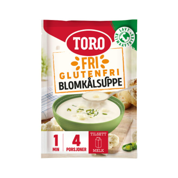 Cauliflower Soup – Gluten-Free - Blomkålsuppe glutenfri 51g Toro