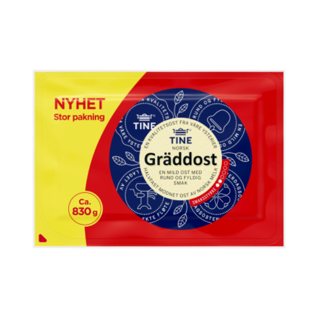 Gräddost (Cream Cheese) Ca830g Tine