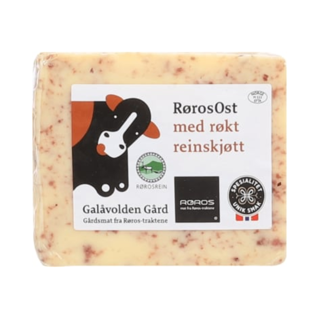 Røros Cheese with Reindeer Meat - Rørosost m/Reinsdyrkjøtt 270g Galåvolden