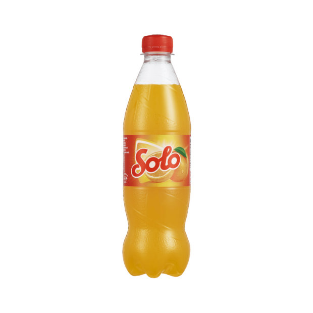 Solo Orange Soda (Soft Drink) - Solo 0,5l bottle
