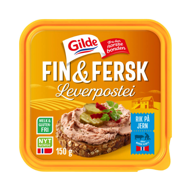 Pâté Fin & Fresh - Postei Fin&Fersk 150g Gilde