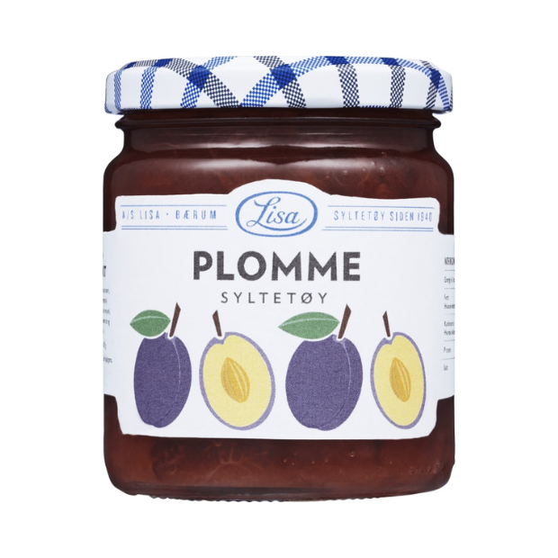 Plum Jam - Plommesyltetøy 250g Lisa