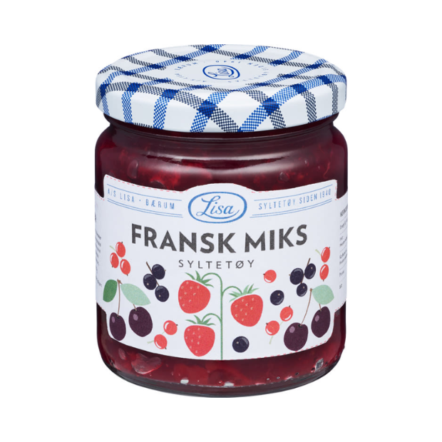 French Mix Jam - Fransk Miks Syltetøy 250g Lisa