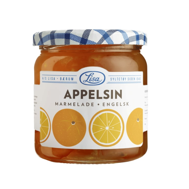 Orange Marmalade - Appelsinmarmelade 420g Lisa