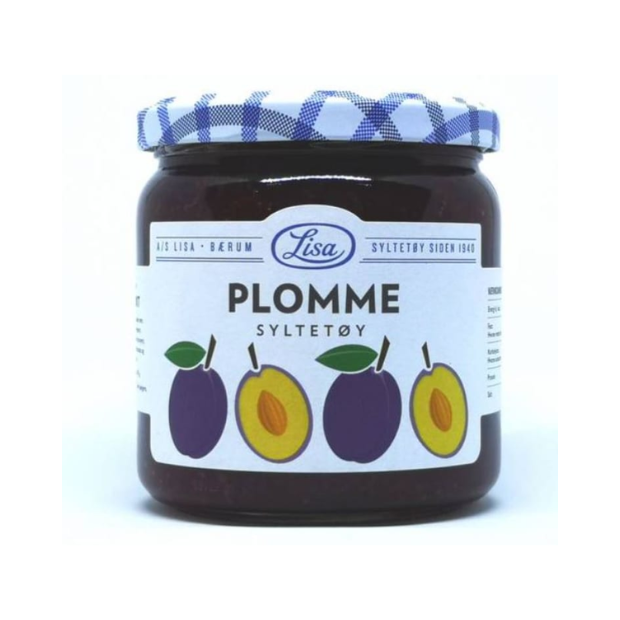 Plum Jam - Plommesyltetøy 420g Lisa