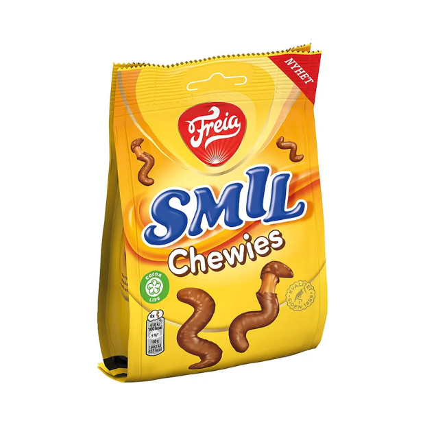 SMIL Chewies 110g Freia Coated in Milk Chocolate | Chewy Chocolate | All season, chocolate | Freia