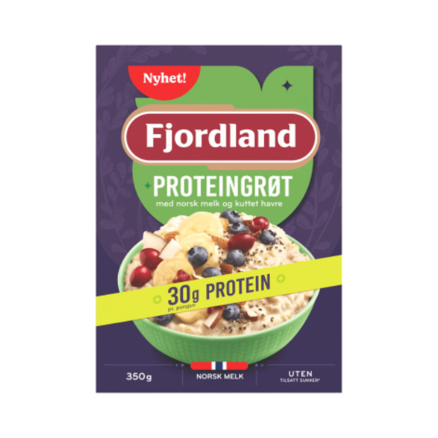 Protein Porridge 350g Fjordland - Proteingrøt