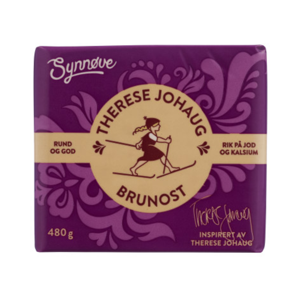 Brunost Johaug (Brown Cheese) 480g by Synnøve Finden | Brown Cheese | All season, baking, Brown Cheese, Cooking, Party, Snacks | Synnøve Finden