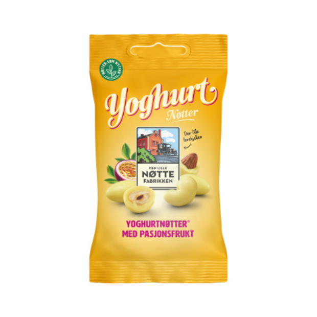 Yogurt Nut Passion 70g by Den Lille Nøttefabrikken | Mix Nuts | All season, Party, Snacks | Den lille nøttefabrikken