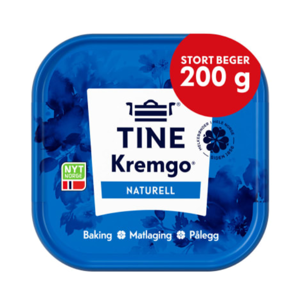 Kremgo Naturell 200g Tine | CREAM CHEESE | All season, Cooking, CREAM CHEESE, Snacks | Kremgo
