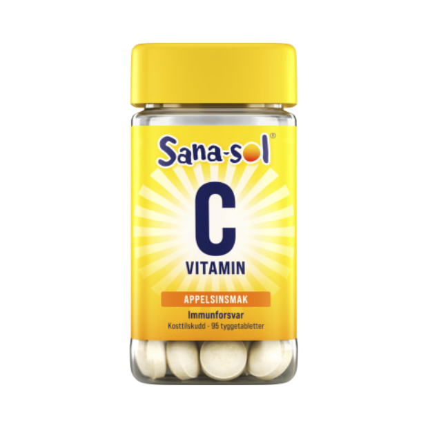 Vitamin C Orange - C-vitamin Appelsin 95stk Sana-sol