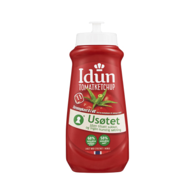 Tomato Ketchup Unsweetened - Tomatketchup Usøtet 510g Idun