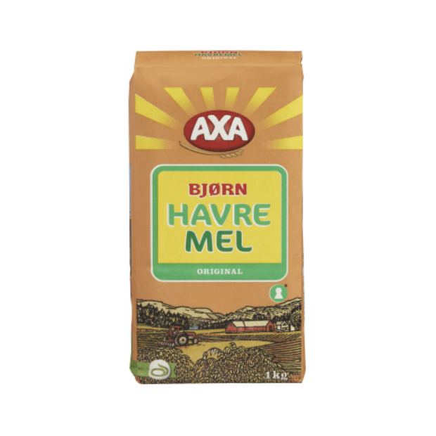 Bjørn Oat Flour 1kg - Bjørn Havremel 1kg Axa
