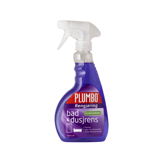 Plumbo Bath&Shower Cleaner 500ml | Bath&Shower Cleaner | Bath&Shower Cleaner, Cleaning Agent, House and Home, Household Cleaning Product | Plumbo