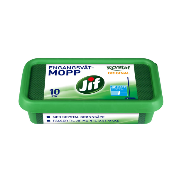 Jif Disposable Wet Mop Krystal 10pcs | Disposable wet mop | Disposable Wet Mop, House and Home, Household Cleaning Product | jif