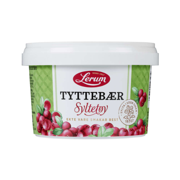 Lingonberry jam 600g Lerum | Lingonberry jam | Dessert Topping, Fruit sauces, Lingonberry jam | Lerum