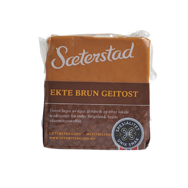 Goat Cheese Real Brown 330g Sæterstad | Brown Cheese | All season, Cheese, christmas, Party, Snacks | Sæterstad