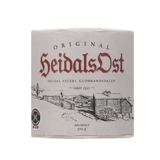 Smooth Cheese 500g Heidal | Brown Cheese | All season, Cheese, Party, Snacks | Heidal Ysteri