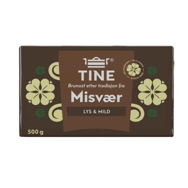 Misvær Cheese 500g Tine | Brown Cheese | All season, Brown Cheese, Cheese, Cheese and Dairy, Snacks | Tine