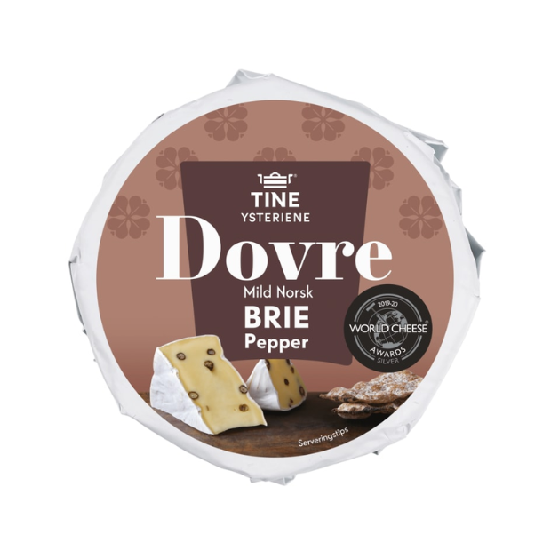 Pepper Brie 150g Dovre Ysteri | White Mold Cheese | All season, Cheese, Cheese and Dairy, Party, Snacks, White Mold Cheese | Dovre Ysteri