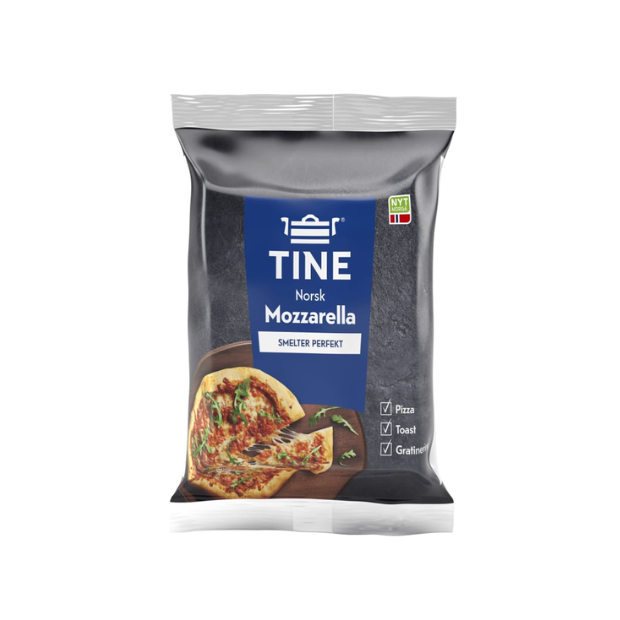 Norwegian Mozzarella 250g Tine | Mozzarella Cheese | All season, Cheese, Cheese and Dairy, Mozzarella Cheese, Party, Snacks | Tine