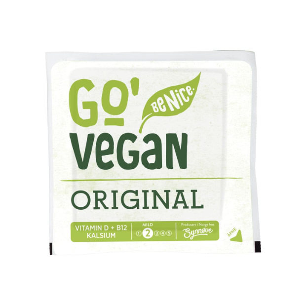 Go'Vegan Original Block 400g Synnøve | PLANT-BASED CHEESE ALTERNATIVE | All season, Cheese, Cheese and Dairy, Party, PLANT-BASED CHEESE ALTERNATIVE, Vegan | Go'vegan