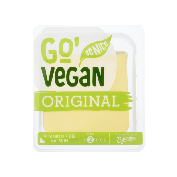 Original Sliced 200g Go'Vegan | PLANT-BASED CHEESE ALTERNATIVE | All season, Cheese, Cheese and Dairy, PLANT-BASED CHEESE ALTERNATIVE, Vegan | Go'vegan